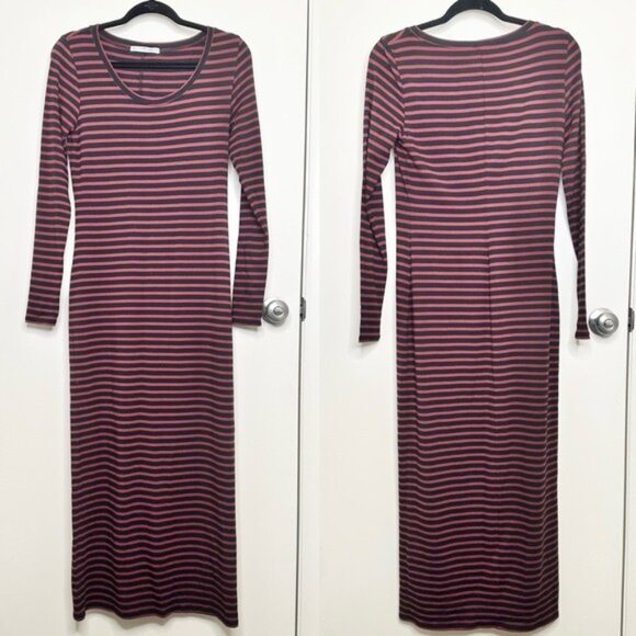 Peruvian Connection Andover Striped Long Sleeve Maxi Dress - Picture 2 of 7
